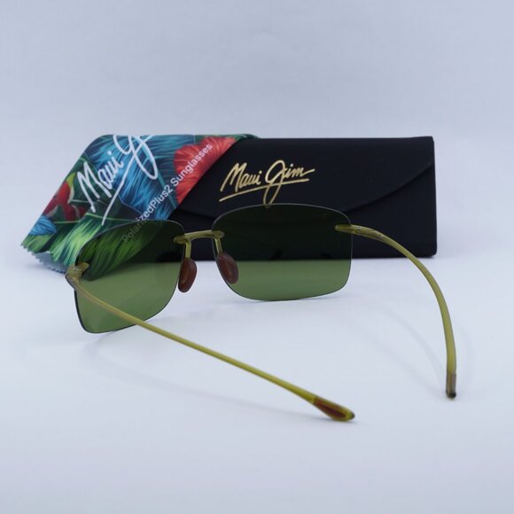Final Price! Maui Jim HT443 15M Olive/Green Sunglasses - Picture 10 of 10